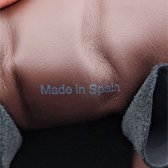 See By Chloé Eileen Shearling Boots Brown Coal Suede Leather Sz 6.5 / 37 - Picture 8 of 9